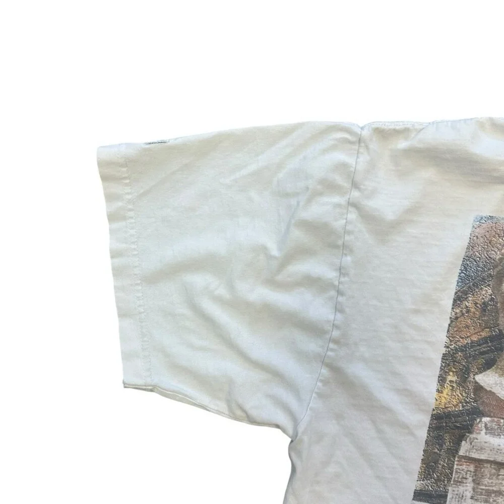 Vintage 90s Hard Rock Cafe Rome T-Shirt Mens XL Short Sleeve Graphic White Heavy